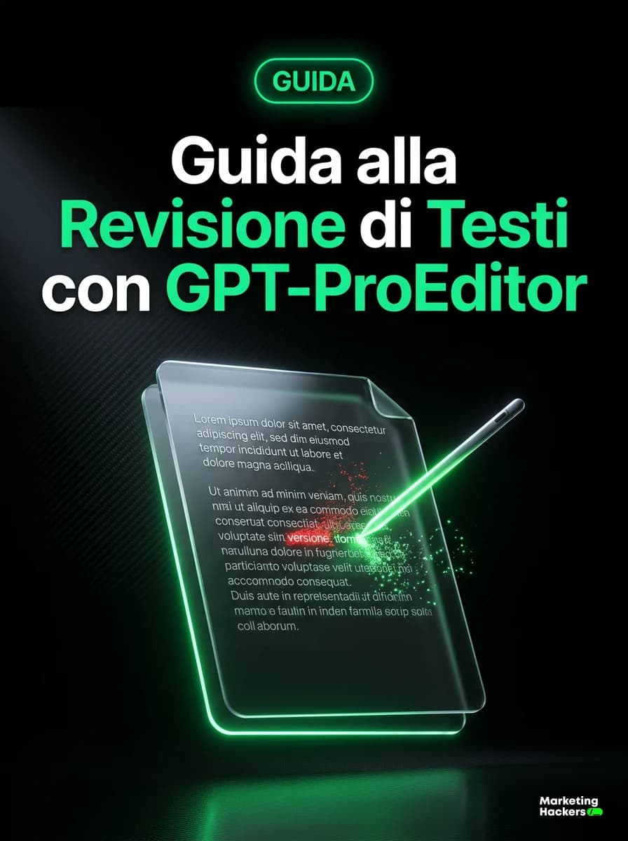 GPT-ProEditor: Il Tuo Assistente Personale per la Revisione di Testi in Italiano